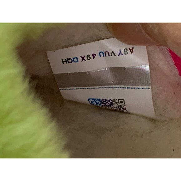 UGG Sheepskin Fluff yeah Slide Slipper Sandal Size 8 Rainbow GUC 1097169 7941 - Picture 9 of 10